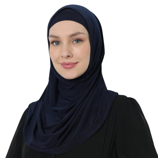 istanbul styles Elegant Stretchable Hijab for Women Instant and Durable Tailored for Muslim Women Consists of 2pieces