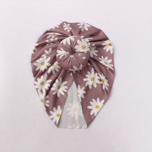 Baby Print Donut Indian Pullover Hijab Hat